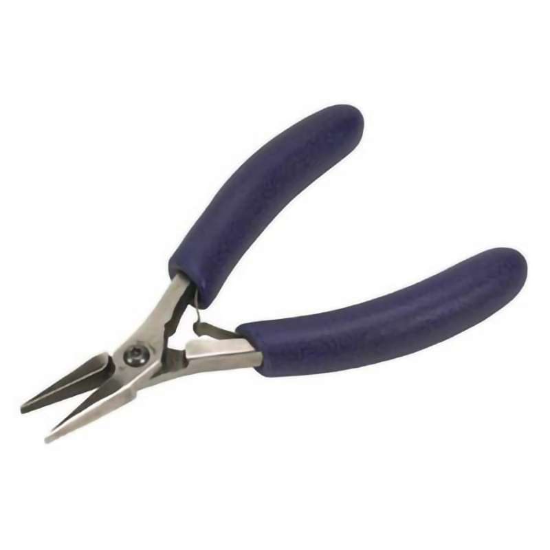 Plier Flat Nose Smooth Jaw ESD 5.28" OAL